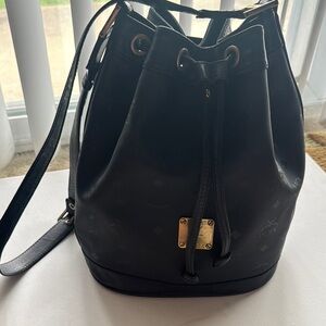 MCM Black Bucket Bag